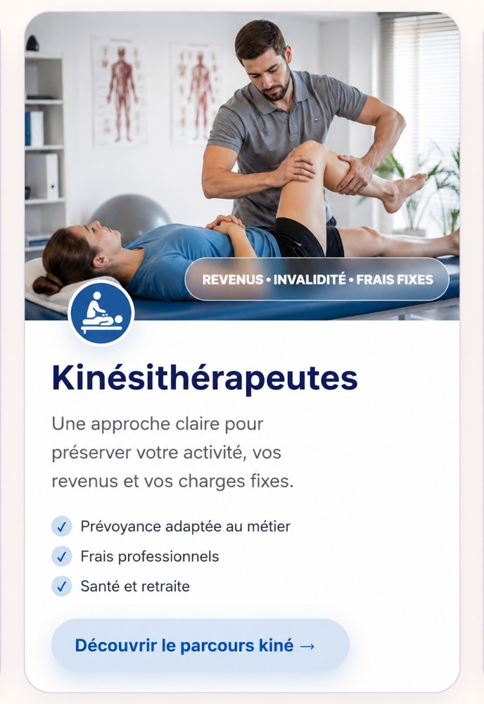 Kinésithérapeute en séance avec un patient